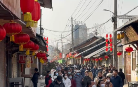 舞龍、舞獅、民族舞…漢臺家門口的年味正濃縮略圖